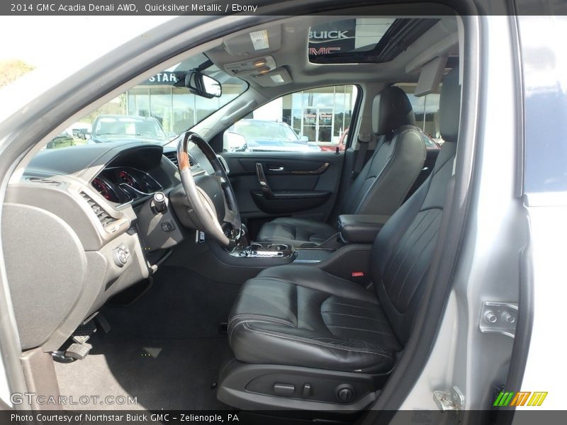 Quicksilver Metallic / Ebony 2014 GMC Acadia Denali AWD