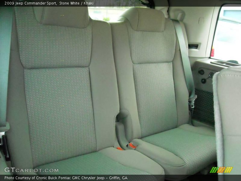 Stone White / Khaki 2009 Jeep Commander Sport