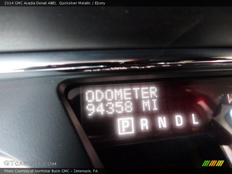 Quicksilver Metallic / Ebony 2014 GMC Acadia Denali AWD
