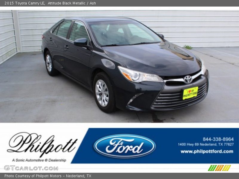 Attitude Black Metallic / Ash 2015 Toyota Camry LE