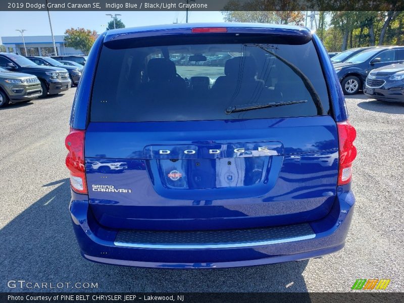 Indigo Blue / Black/Light Graystone 2019 Dodge Grand Caravan SE