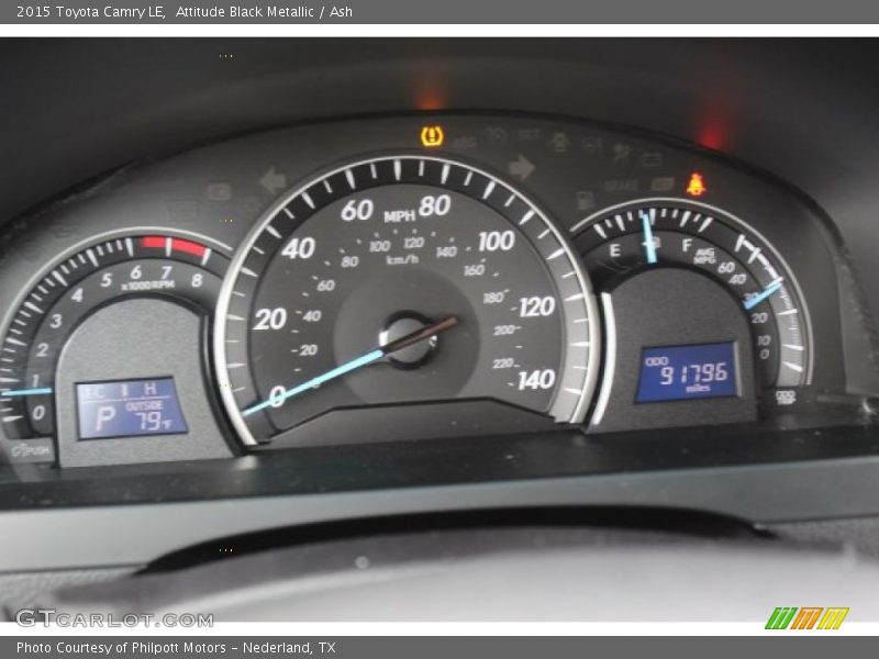 Attitude Black Metallic / Ash 2015 Toyota Camry LE