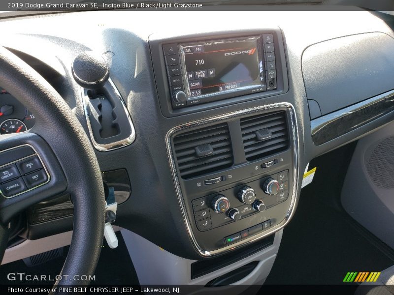 Indigo Blue / Black/Light Graystone 2019 Dodge Grand Caravan SE