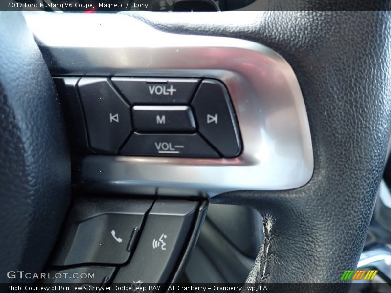 Magnetic / Ebony 2017 Ford Mustang V6 Coupe