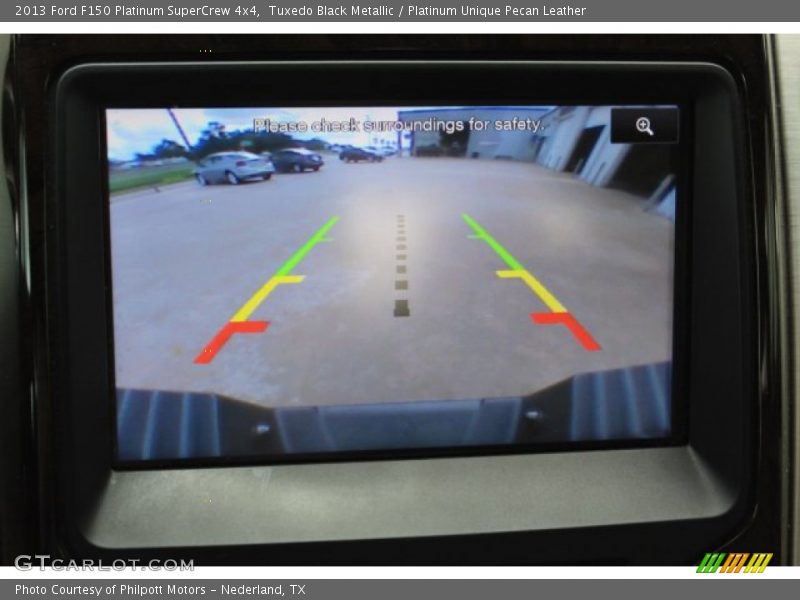 Tuxedo Black Metallic / Platinum Unique Pecan Leather 2013 Ford F150 Platinum SuperCrew 4x4