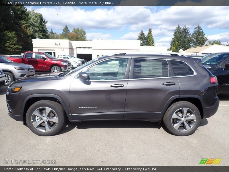 Granite Crystal Metallic / Black 2020 Jeep Cherokee Limited 4x4