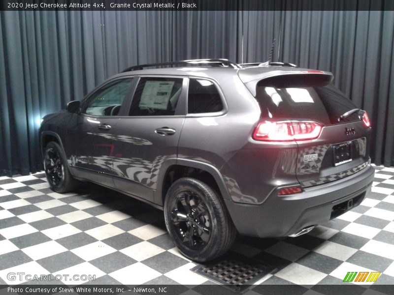 Granite Crystal Metallic / Black 2020 Jeep Cherokee Altitude 4x4