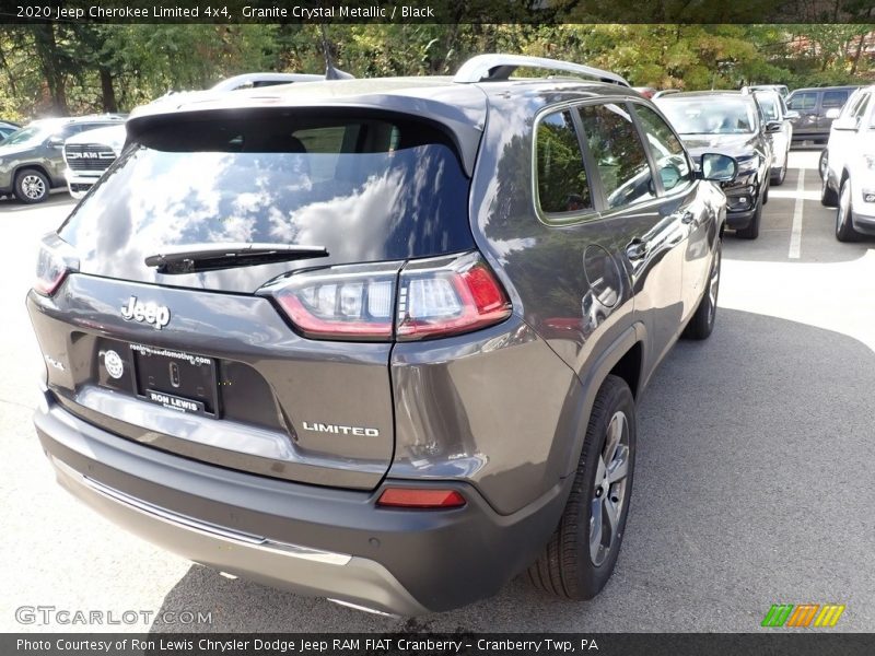 Granite Crystal Metallic / Black 2020 Jeep Cherokee Limited 4x4
