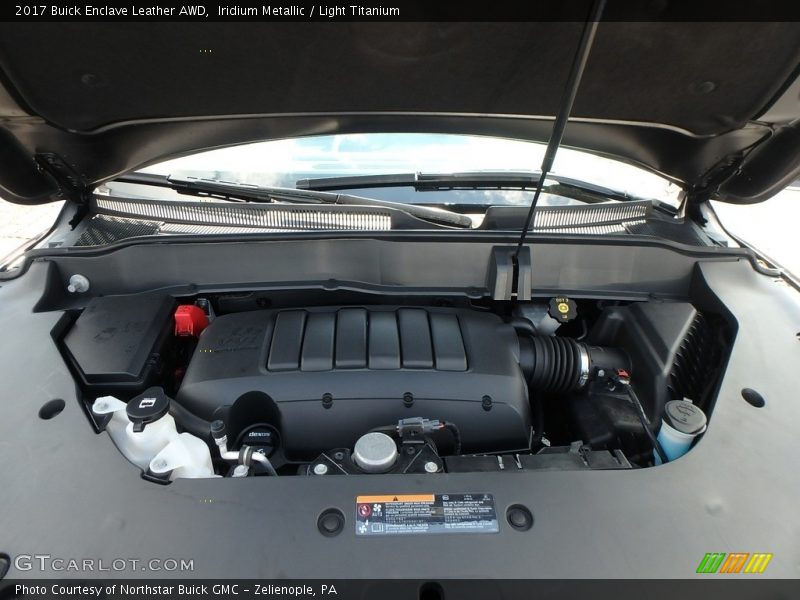 Iridium Metallic / Light Titanium 2017 Buick Enclave Leather AWD