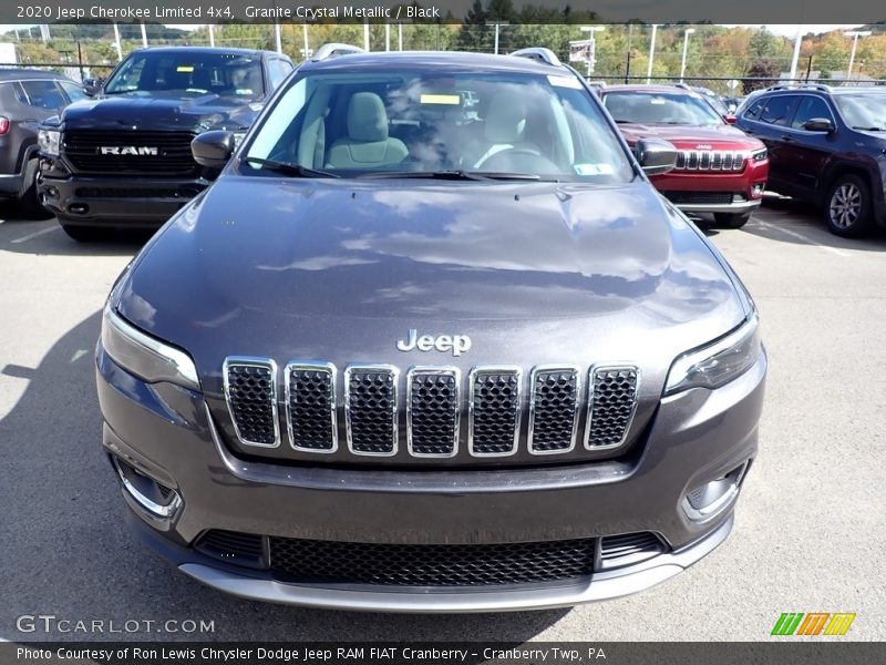 Granite Crystal Metallic / Black 2020 Jeep Cherokee Limited 4x4