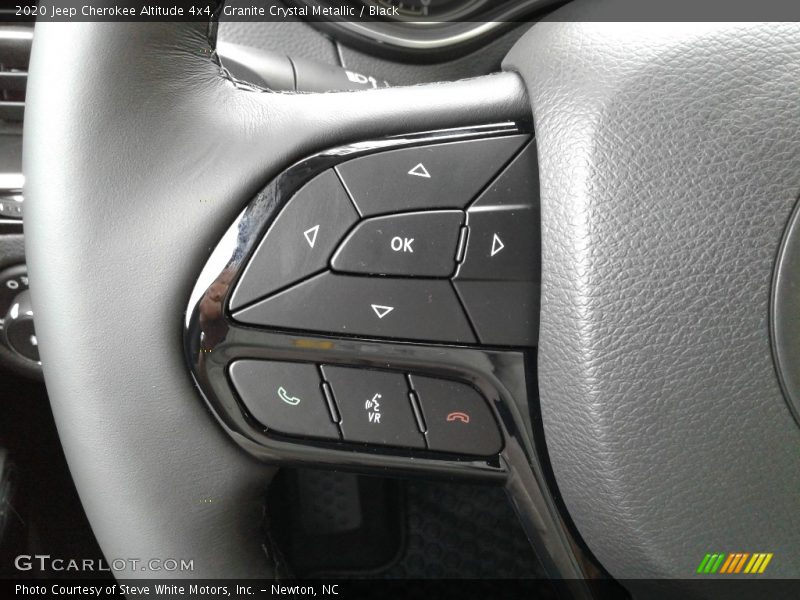Granite Crystal Metallic / Black 2020 Jeep Cherokee Altitude 4x4
