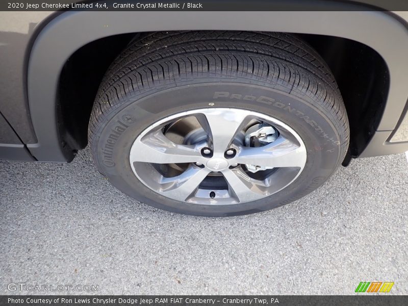 Granite Crystal Metallic / Black 2020 Jeep Cherokee Limited 4x4