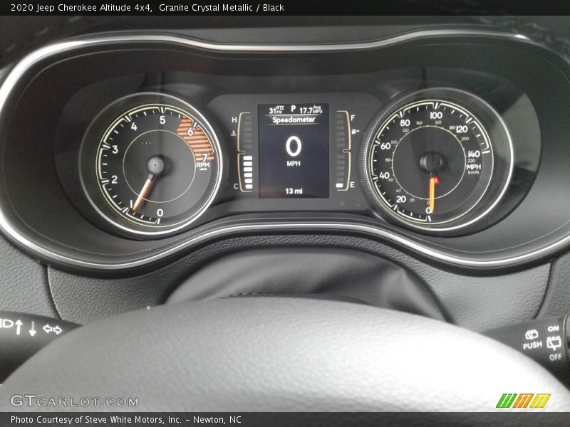 Granite Crystal Metallic / Black 2020 Jeep Cherokee Altitude 4x4