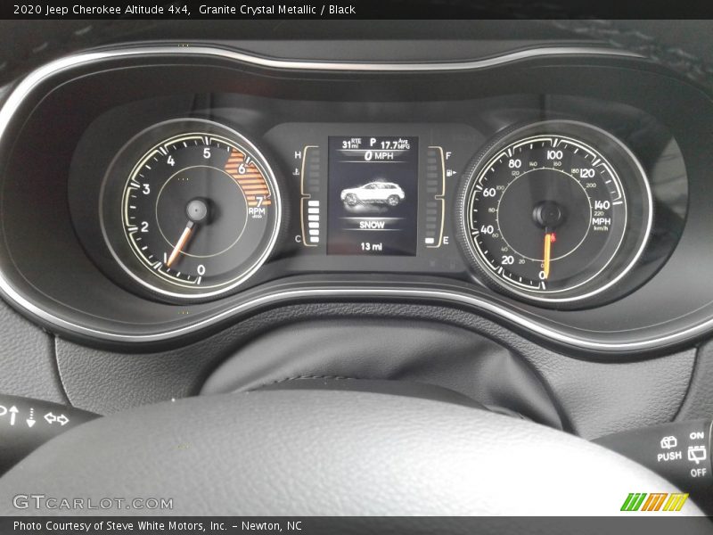 Granite Crystal Metallic / Black 2020 Jeep Cherokee Altitude 4x4