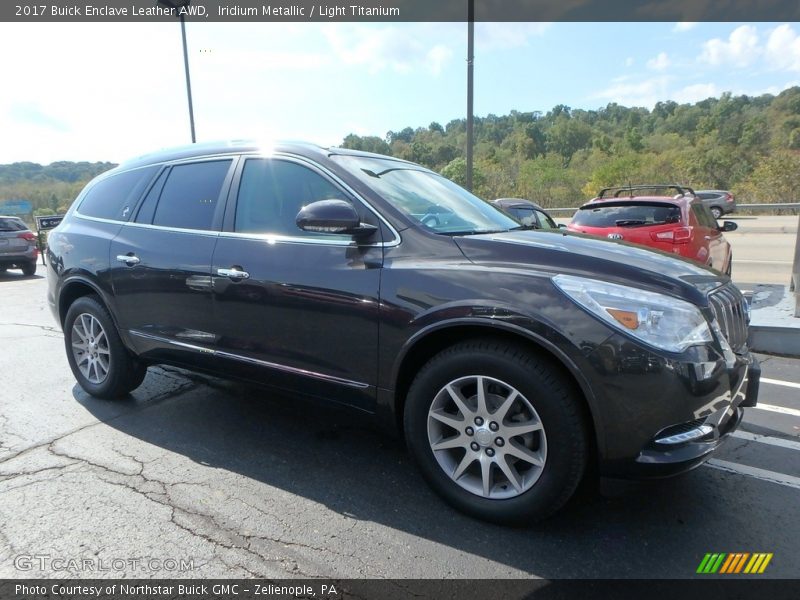 Iridium Metallic / Light Titanium 2017 Buick Enclave Leather AWD