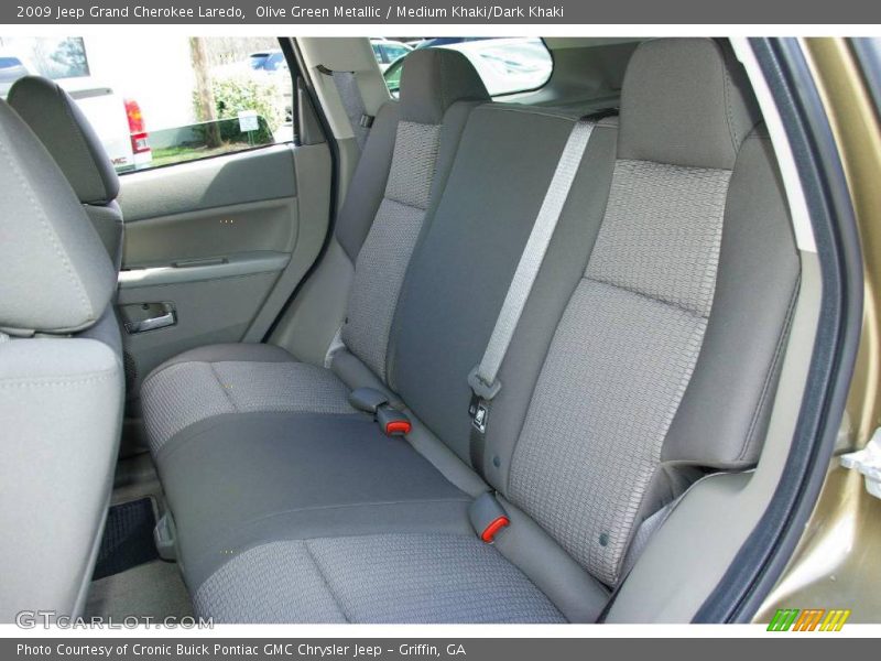 Olive Green Metallic / Medium Khaki/Dark Khaki 2009 Jeep Grand Cherokee Laredo