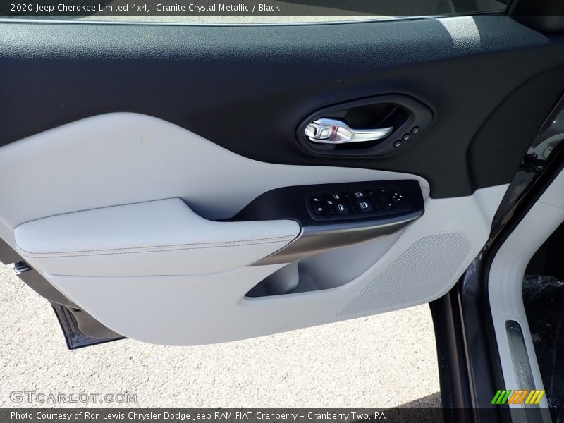 Granite Crystal Metallic / Black 2020 Jeep Cherokee Limited 4x4