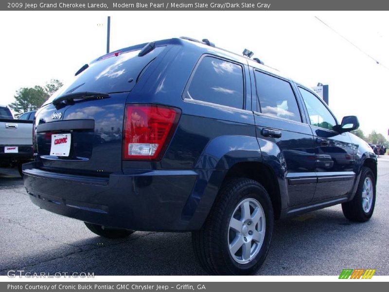 Modern Blue Pearl / Medium Slate Gray/Dark Slate Gray 2009 Jeep Grand Cherokee Laredo
