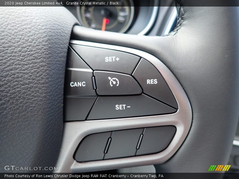 Granite Crystal Metallic / Black 2020 Jeep Cherokee Limited 4x4