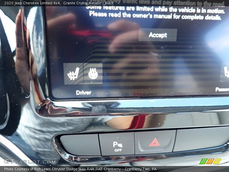 Granite Crystal Metallic / Black 2020 Jeep Cherokee Limited 4x4