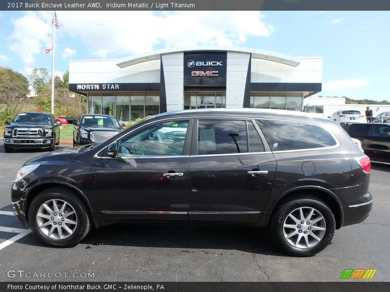 Iridium Metallic / Light Titanium 2017 Buick Enclave Leather AWD