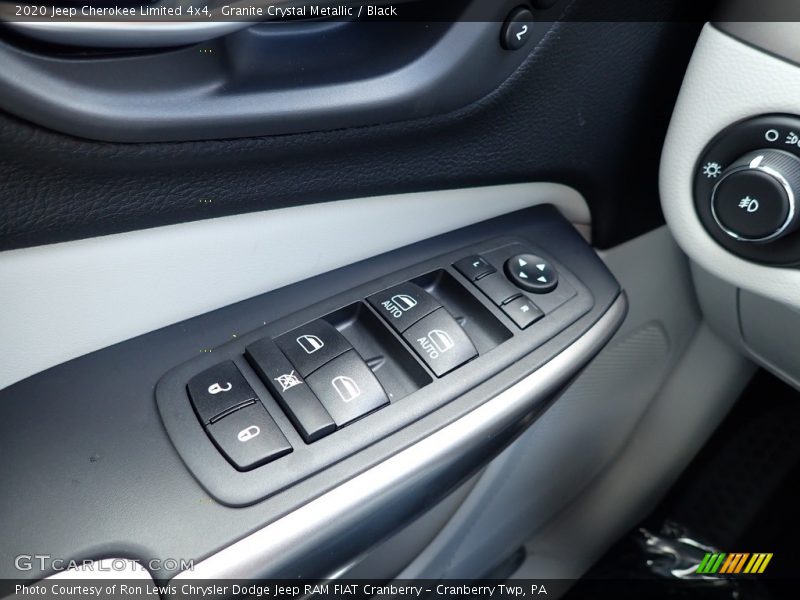 Granite Crystal Metallic / Black 2020 Jeep Cherokee Limited 4x4