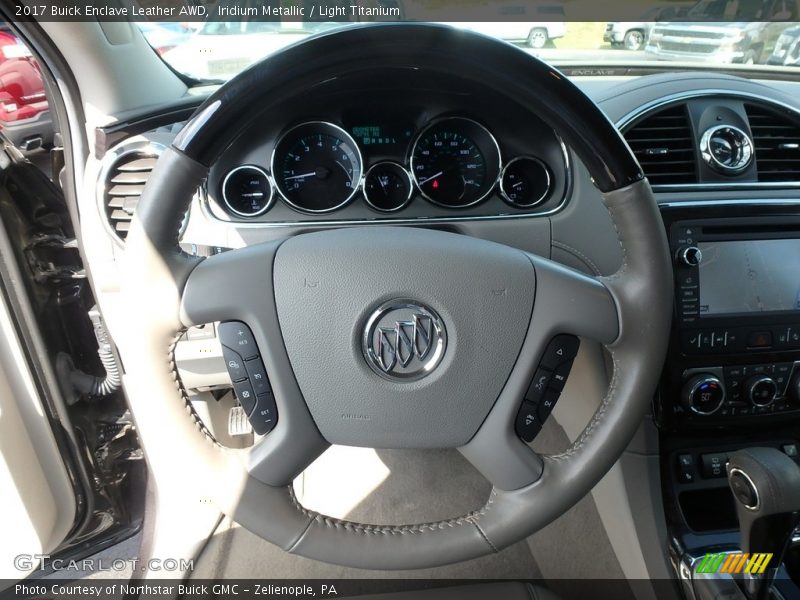 Iridium Metallic / Light Titanium 2017 Buick Enclave Leather AWD