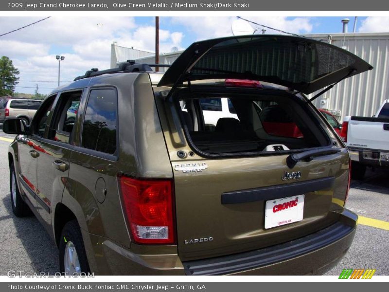 Olive Green Metallic / Medium Khaki/Dark Khaki 2009 Jeep Grand Cherokee Laredo