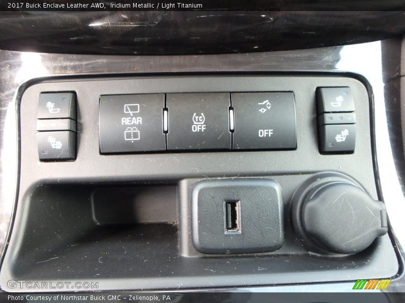 Iridium Metallic / Light Titanium 2017 Buick Enclave Leather AWD