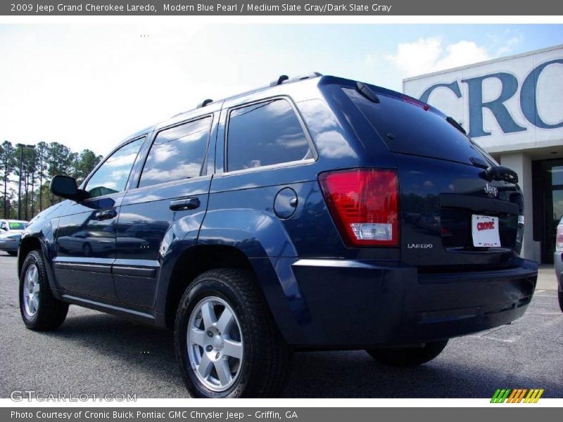 Modern Blue Pearl / Medium Slate Gray/Dark Slate Gray 2009 Jeep Grand Cherokee Laredo