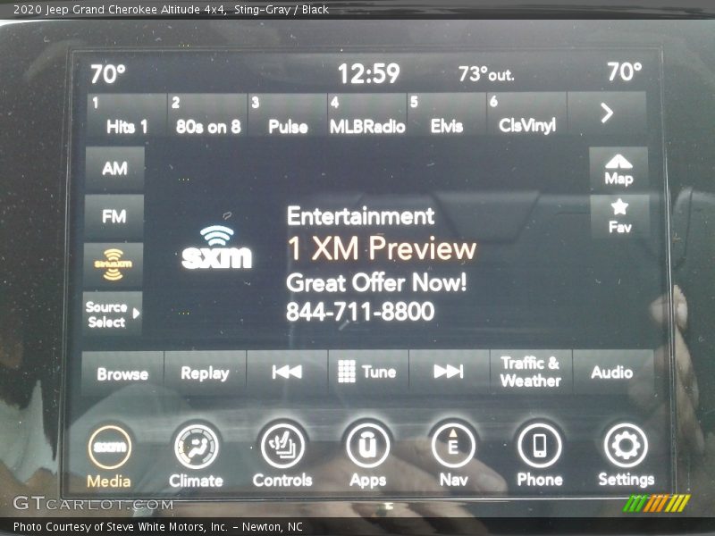 Sting-Gray / Black 2020 Jeep Grand Cherokee Altitude 4x4