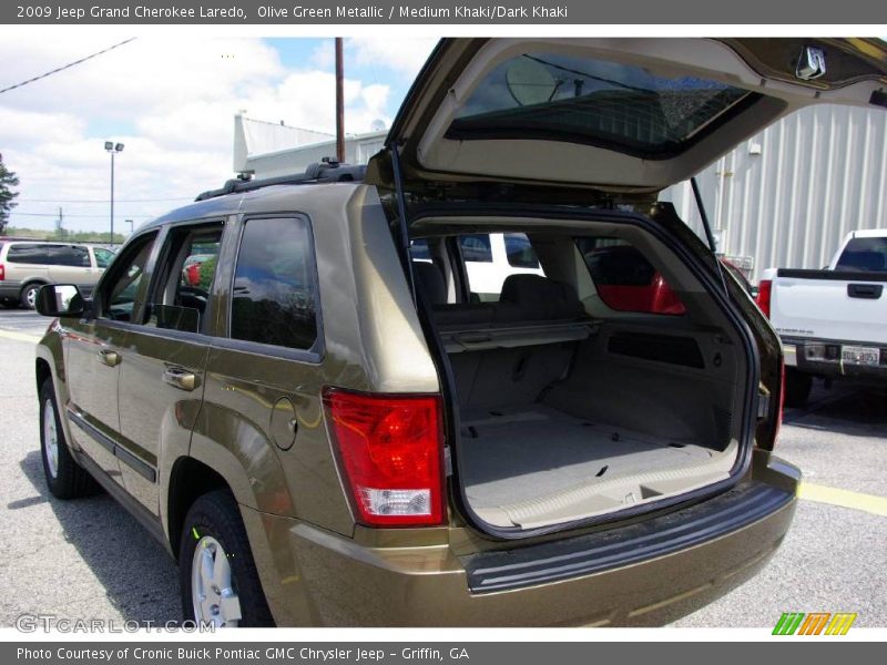 Olive Green Metallic / Medium Khaki/Dark Khaki 2009 Jeep Grand Cherokee Laredo