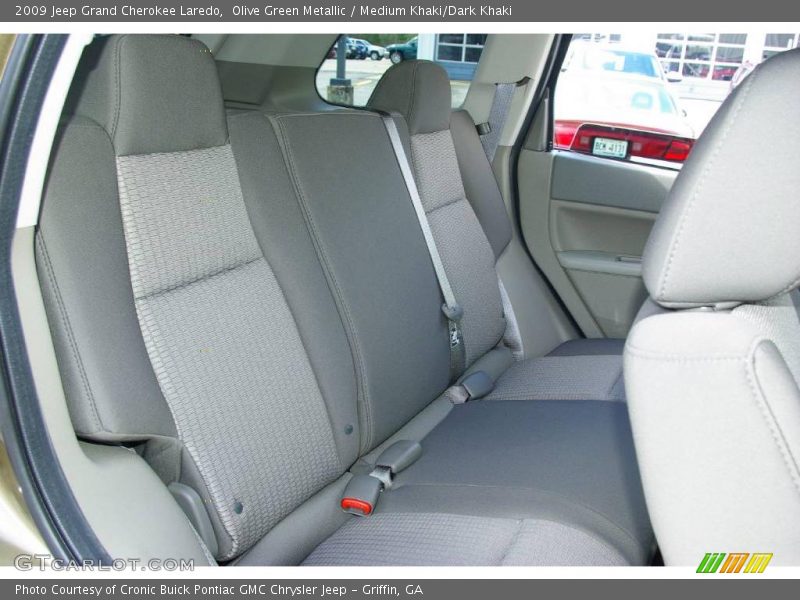 Olive Green Metallic / Medium Khaki/Dark Khaki 2009 Jeep Grand Cherokee Laredo