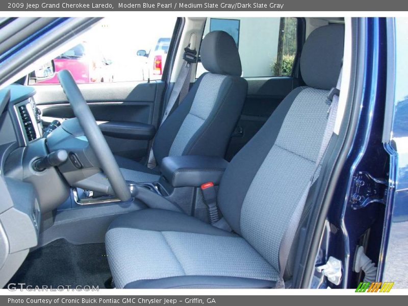 Modern Blue Pearl / Medium Slate Gray/Dark Slate Gray 2009 Jeep Grand Cherokee Laredo