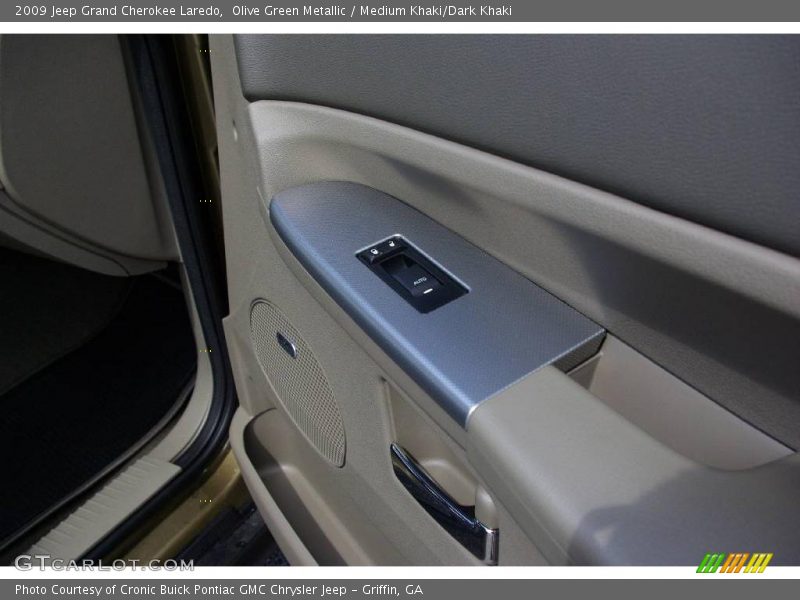 Olive Green Metallic / Medium Khaki/Dark Khaki 2009 Jeep Grand Cherokee Laredo