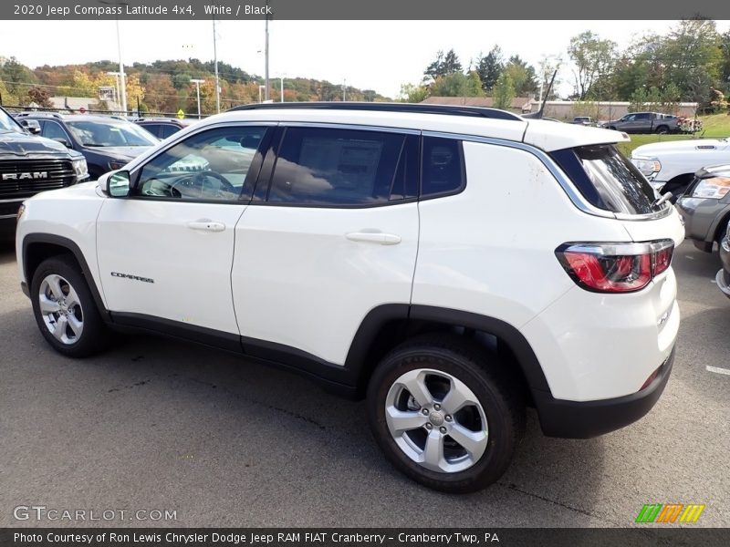 White / Black 2020 Jeep Compass Latitude 4x4