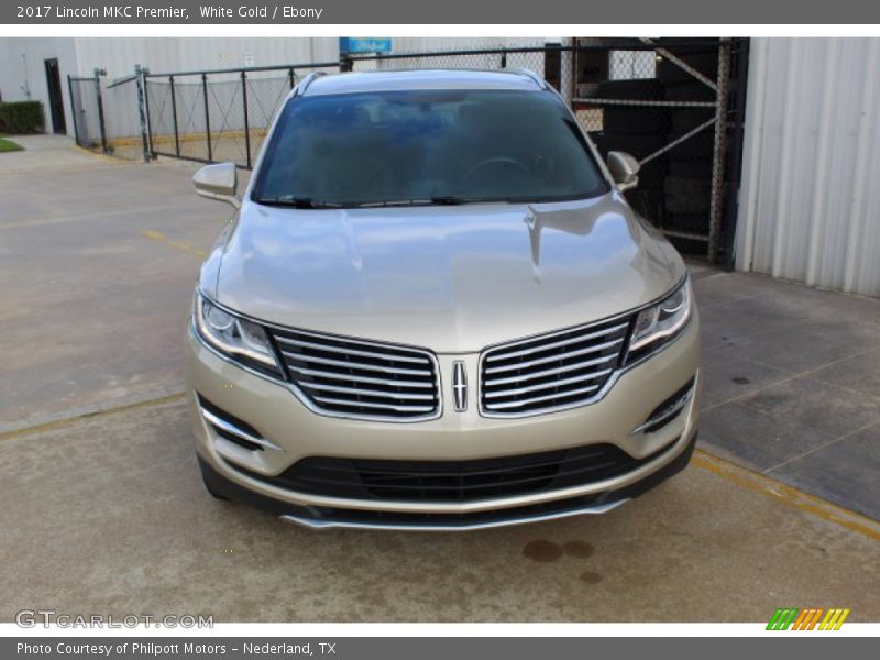 White Gold / Ebony 2017 Lincoln MKC Premier