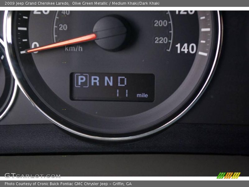 Olive Green Metallic / Medium Khaki/Dark Khaki 2009 Jeep Grand Cherokee Laredo