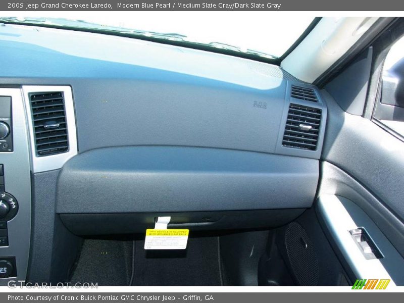 Modern Blue Pearl / Medium Slate Gray/Dark Slate Gray 2009 Jeep Grand Cherokee Laredo