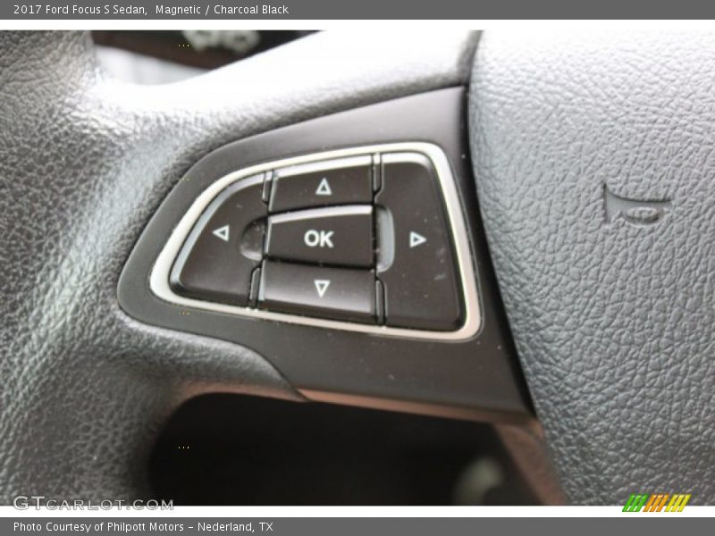 Magnetic / Charcoal Black 2017 Ford Focus S Sedan