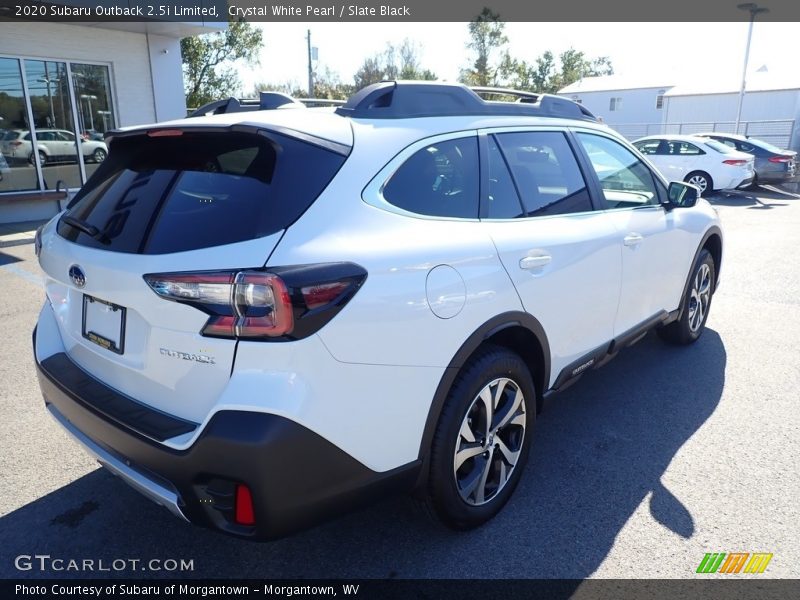 Crystal White Pearl / Slate Black 2020 Subaru Outback 2.5i Limited