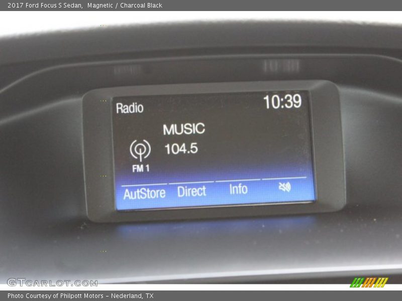 Magnetic / Charcoal Black 2017 Ford Focus S Sedan