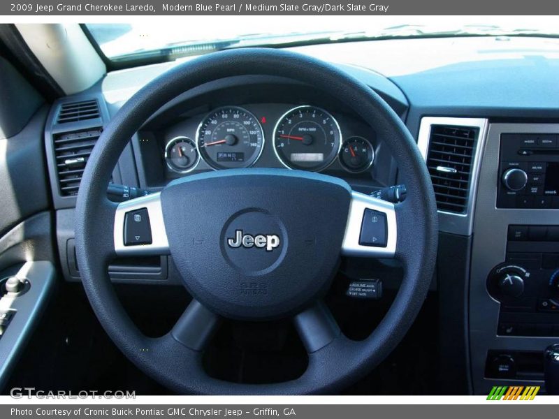 Modern Blue Pearl / Medium Slate Gray/Dark Slate Gray 2009 Jeep Grand Cherokee Laredo