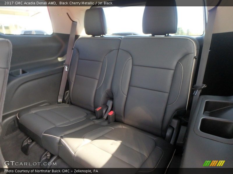 Black Cherry Metallic / Jet Black 2017 GMC Acadia Denali AWD