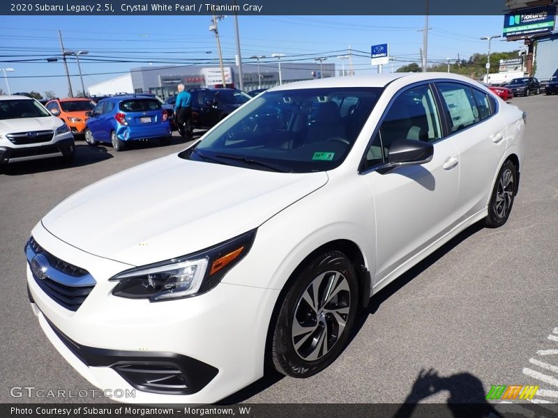 Crystal White Pearl / Titanium Gray 2020 Subaru Legacy 2.5i
