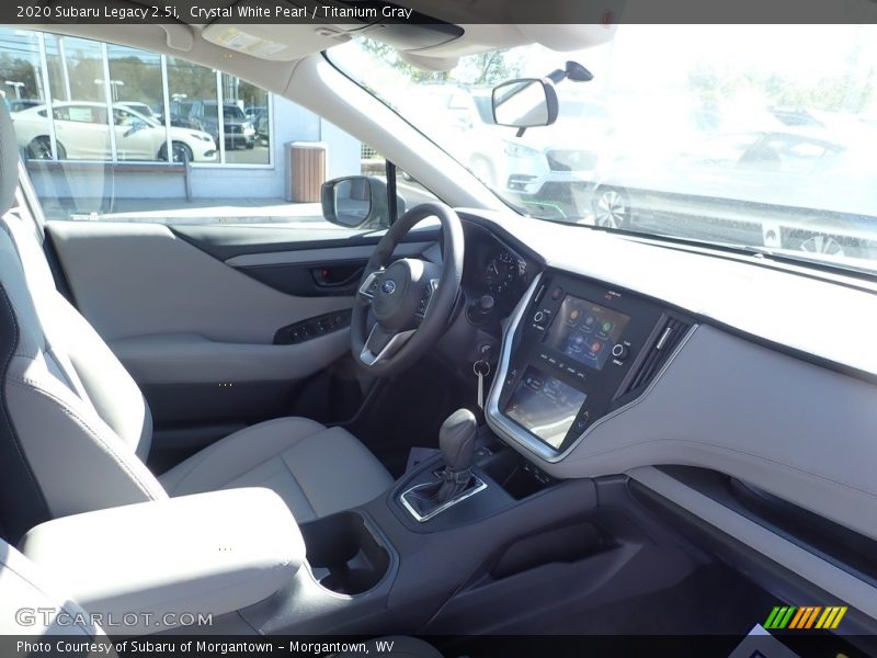 Crystal White Pearl / Titanium Gray 2020 Subaru Legacy 2.5i