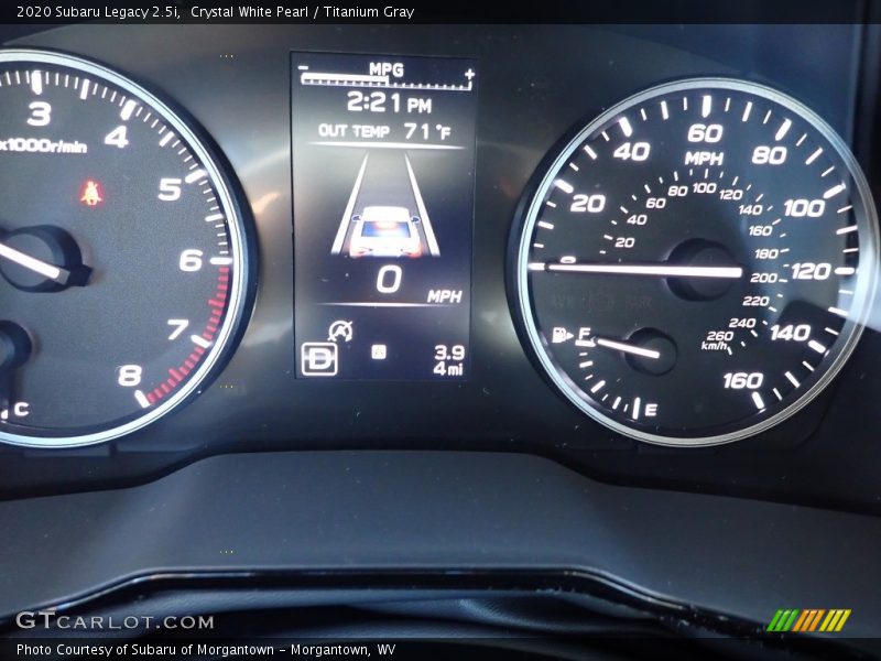 Crystal White Pearl / Titanium Gray 2020 Subaru Legacy 2.5i