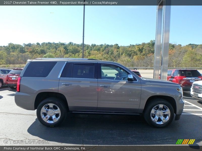 Pepperdust Metallic / Cocoa/Mahogany 2017 Chevrolet Tahoe Premier 4WD