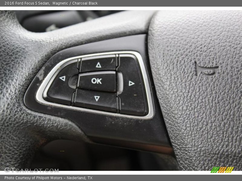 Magnetic / Charcoal Black 2016 Ford Focus S Sedan