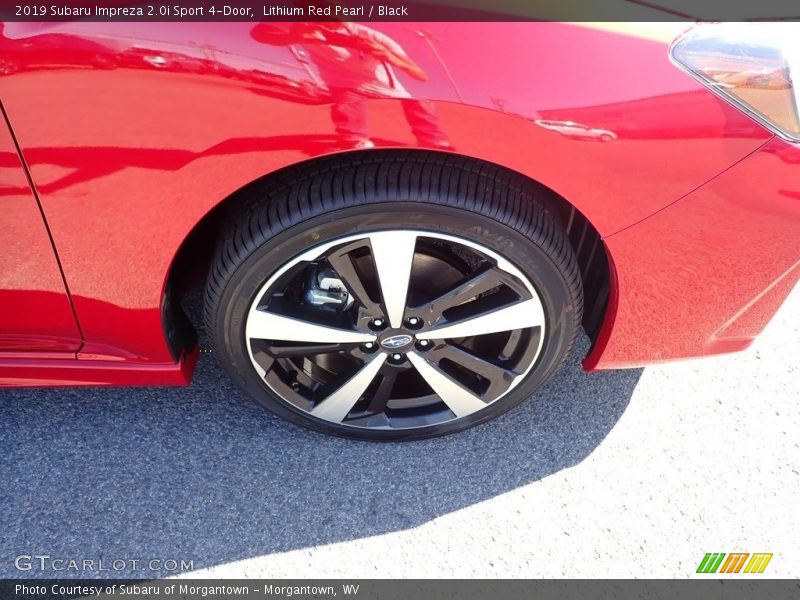 Lithium Red Pearl / Black 2019 Subaru Impreza 2.0i Sport 4-Door